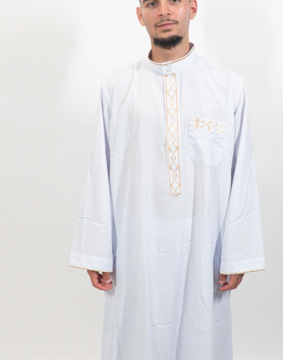 Qamis Homme Brodé – Élégance et Confort