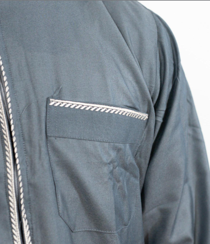 Qamis Homme Broderies Élégantes ( PLUSIEURS COLORIS DISPO)