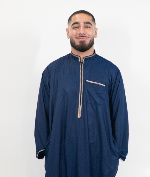 Qamis Homme Broderies Élégantes ( PLUSIEURS COLORIS DISPO)